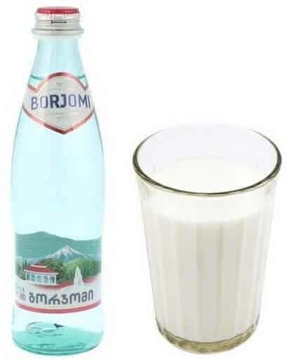 Молоко с Боржоми от кашля: пропорции для приготовления состава